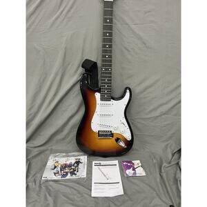 Rock Jam Electric Guitar with Carry Case Booklet And String